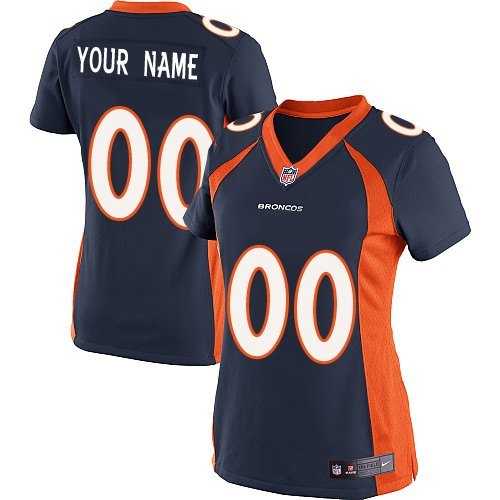 Women Nike Denver Broncos Customized Navy Blue Team Color Stitched NFL Game Jersey,We sell and wholesale Women Nike Denver Broncos Customized Navy Blue Team Color Stitched NFL Game Jersey on line form chian!